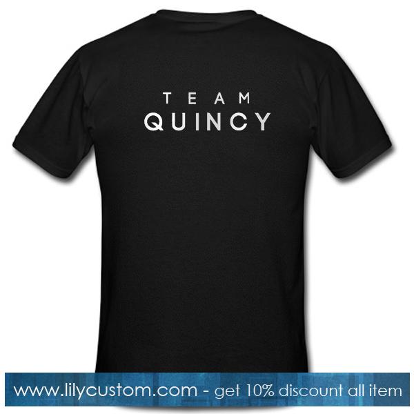 Team Quincy T Shirt Back
