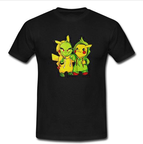 The Grinch and Pikachu Baby T shirt  SU