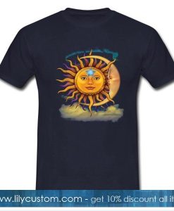 The Mountain Sun and Moon Tie Tshirt