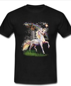 The Mountain Unicorn Rainbow t shirt
