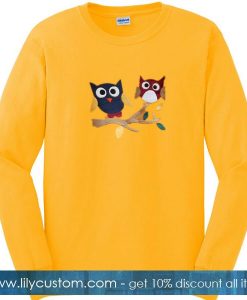 The Owl Print Sweatshirt