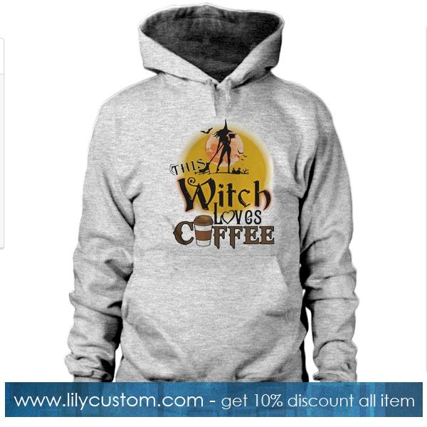 This witch loves coffee Hoodie