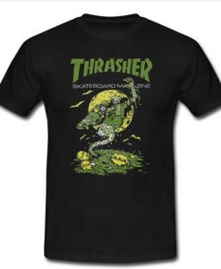 Thrasher Flame Graveyard T Shirt