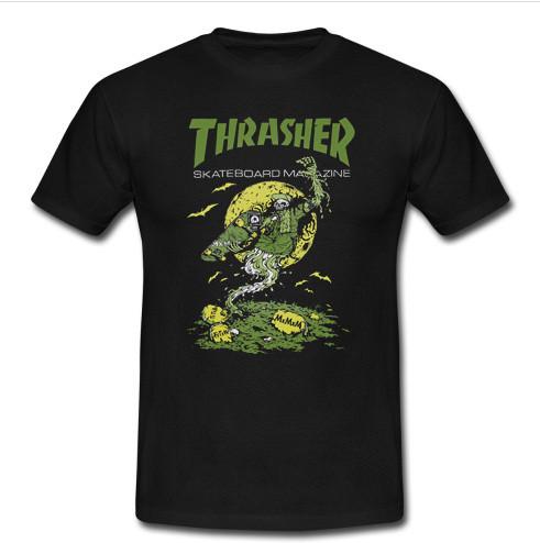 Thrasher Flame Graveyard T Shirt