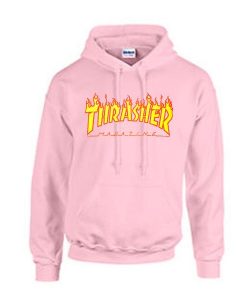 Thrasher Magazine Pink Hoodie  SU