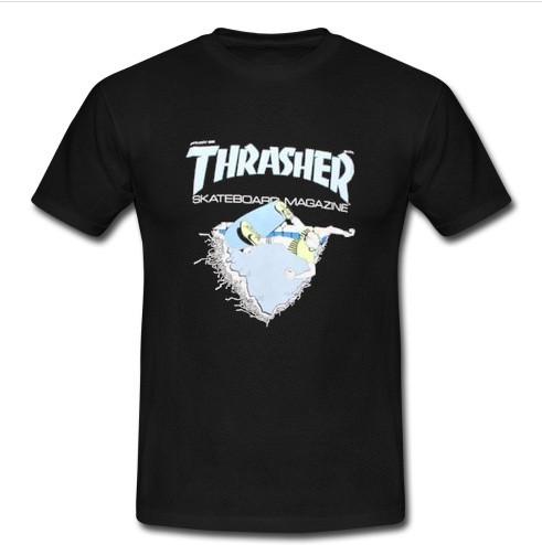 Thrasher skate board t shirt