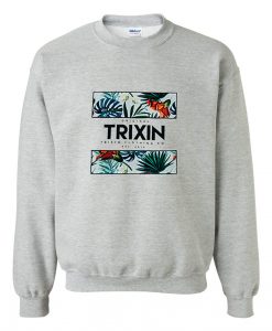 Trixin flower sweatshirt