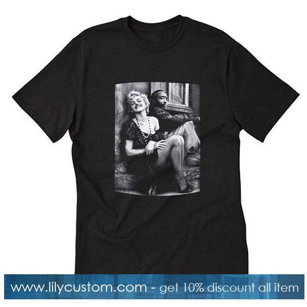 Tupac Marilyn Monroe Couple T-Shirt