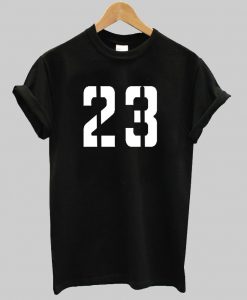 Twenty three 23 font t-shirt