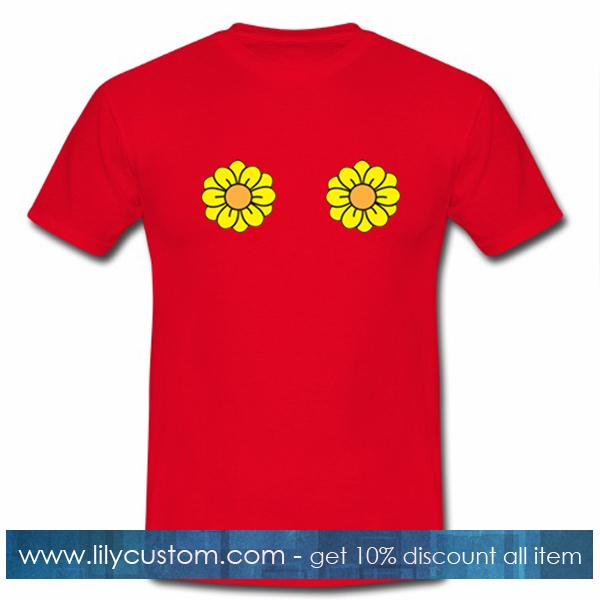 Two Daisy Flower T Shirt