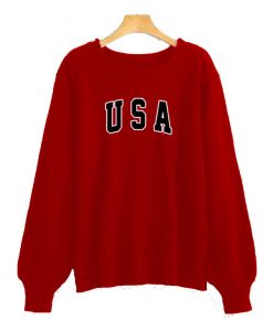 USA Red Sweatshirt