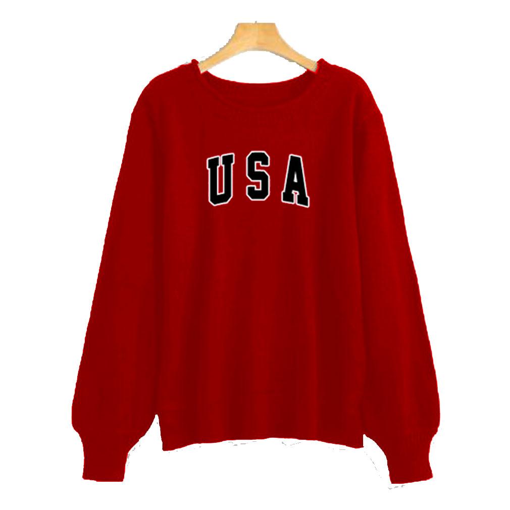 USA Red Sweatshirt