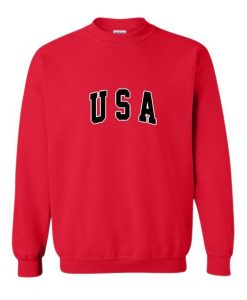 USA Red Sweatshirt  SU