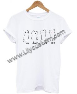 Un Deux Trois Cat T Shirt Ez025