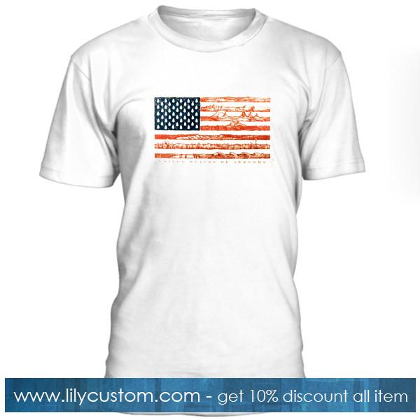 United States Of Awesome Flag Tshirt