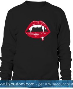 Vampire Fangs Sweatshirt