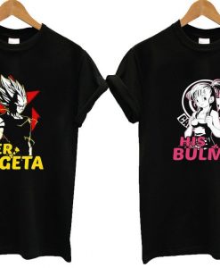 Vegeta and Bulma t shirt couple