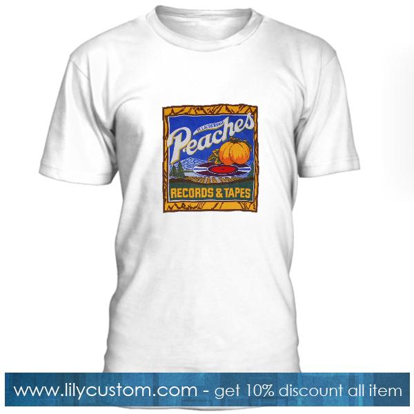 Vintage 1970s Peaches Records & Tapes T Shirt