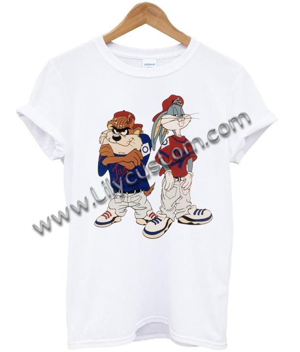 Vintage 90's Hip Hop Looney Tunes T Shirt Ez025