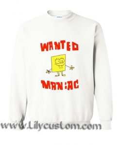 Wanted Maniac SpongeBob Sweatshirt (LIM)