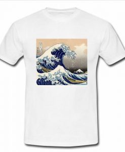 Wavy White T Shirt