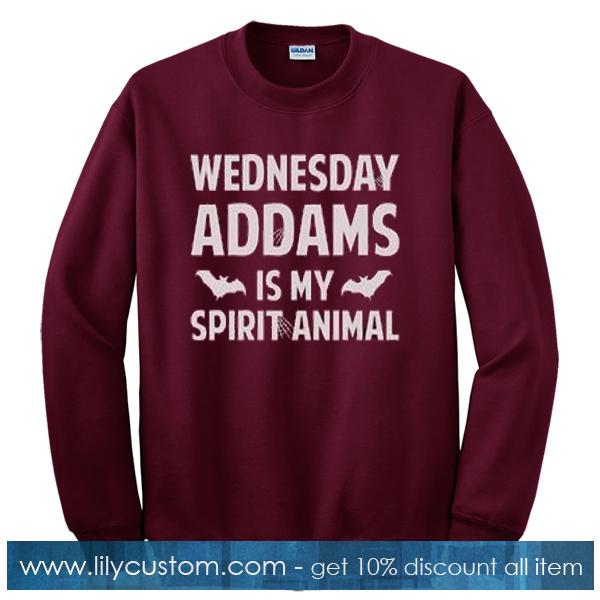 Wednesday Addams is My Spirit Animal Sweatshirt