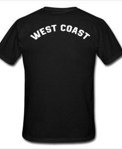 West coast back t shirt