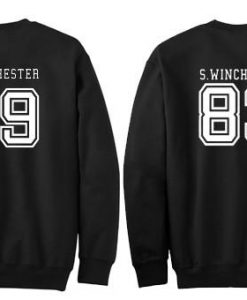 Winchester sweatshirt couple