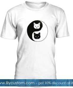 Yin Yang Cat Tshirt