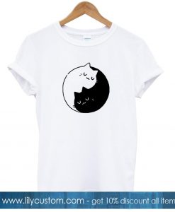 Yin Yang Cats Kittens T-Shirt