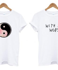 Yin yang with my woes shirt couple