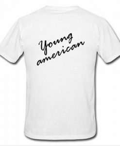 Young American t shirt back