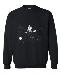 astronaut vacuuming stars sweatshirt