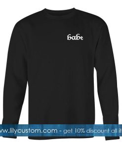 babe art sweatshirt