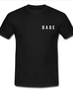 babe font t shirt