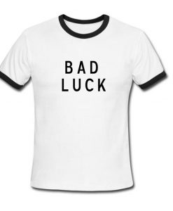 bad luck ringer t shirt