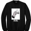 bad vibes its all in your head sweatshirt back