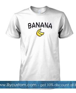 banana pixel tshirt