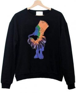 bart tie dye Sweatshirt  SU