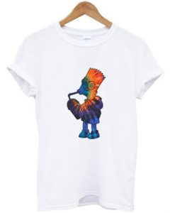 bart tie dye T shirt   SU