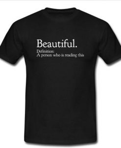 beautiful definition t shirt