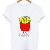 bff friend fries tshirt couple