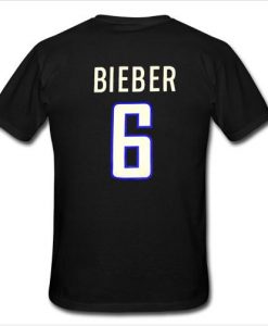 bieber 6 t shirt back