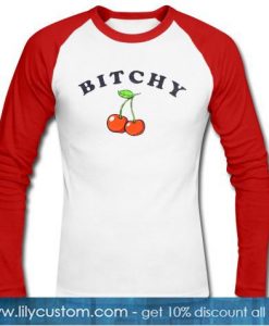 bitchy cherry raglan longsleeve