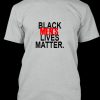 black mens lives matter t-shirt