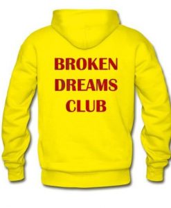 broken dreams club hoodie back