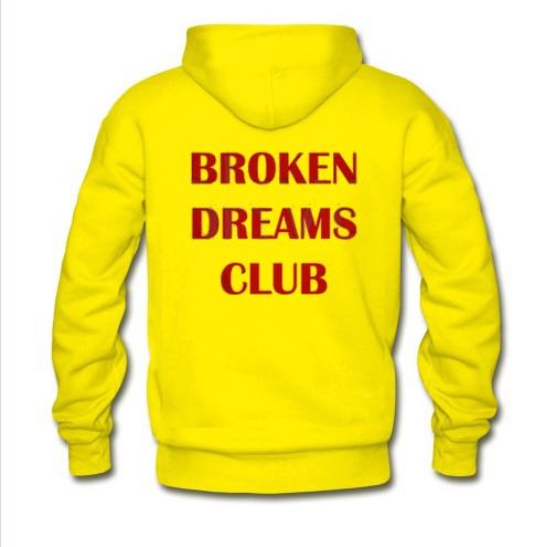broken dreams club hoodie back