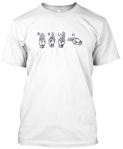 brush hand tshirt