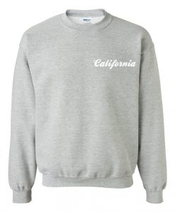 california gray sweatshirt