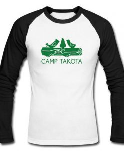 camp takota raglan longsleeve t shirt